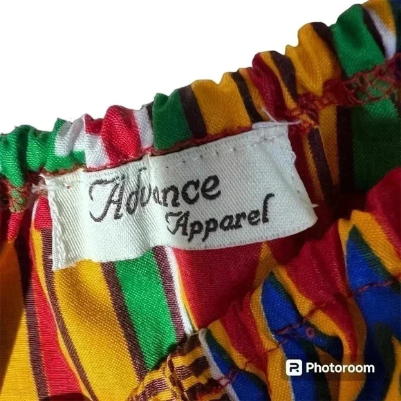 Advance Apparel women off shoulders colorful bell wide tops  size Medium- Large - Picture 5 of 5